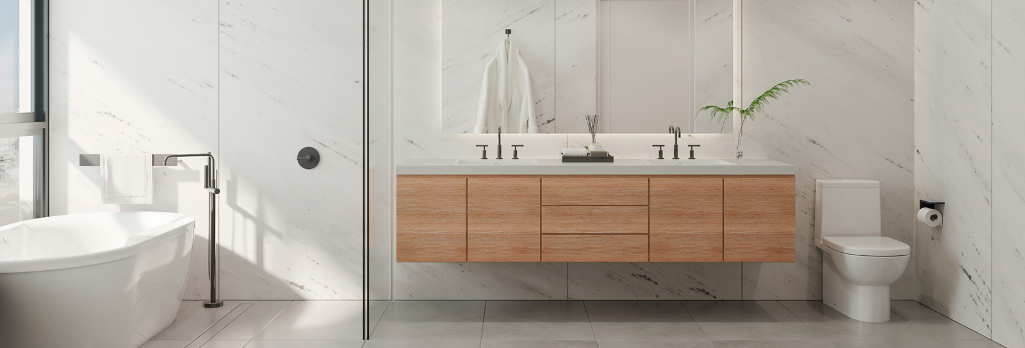 Professional bathroom flooring installation by local contractors in Waunakee WI