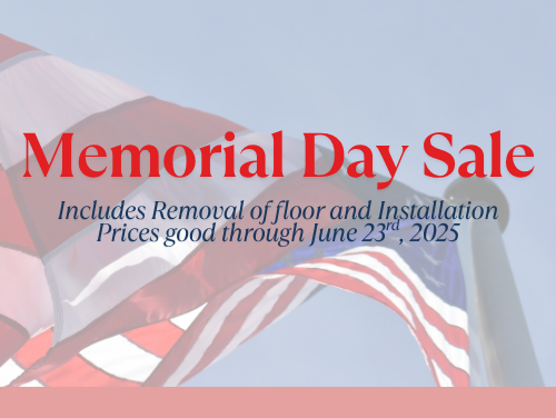 Memorial Day Sale from Majestic Floors And More LLC